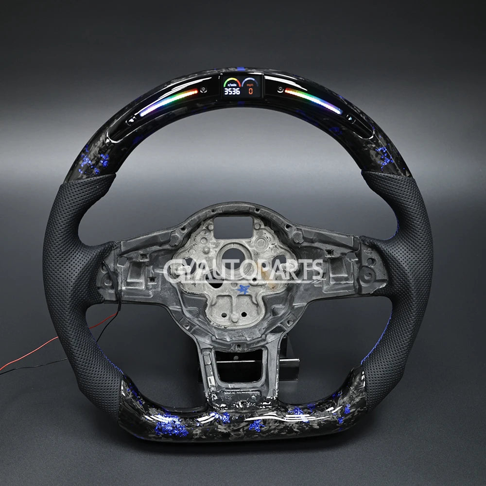 LED Steering Wheel For VW Golf R MK7 Mk7.5 GTI GTD 2014-2017