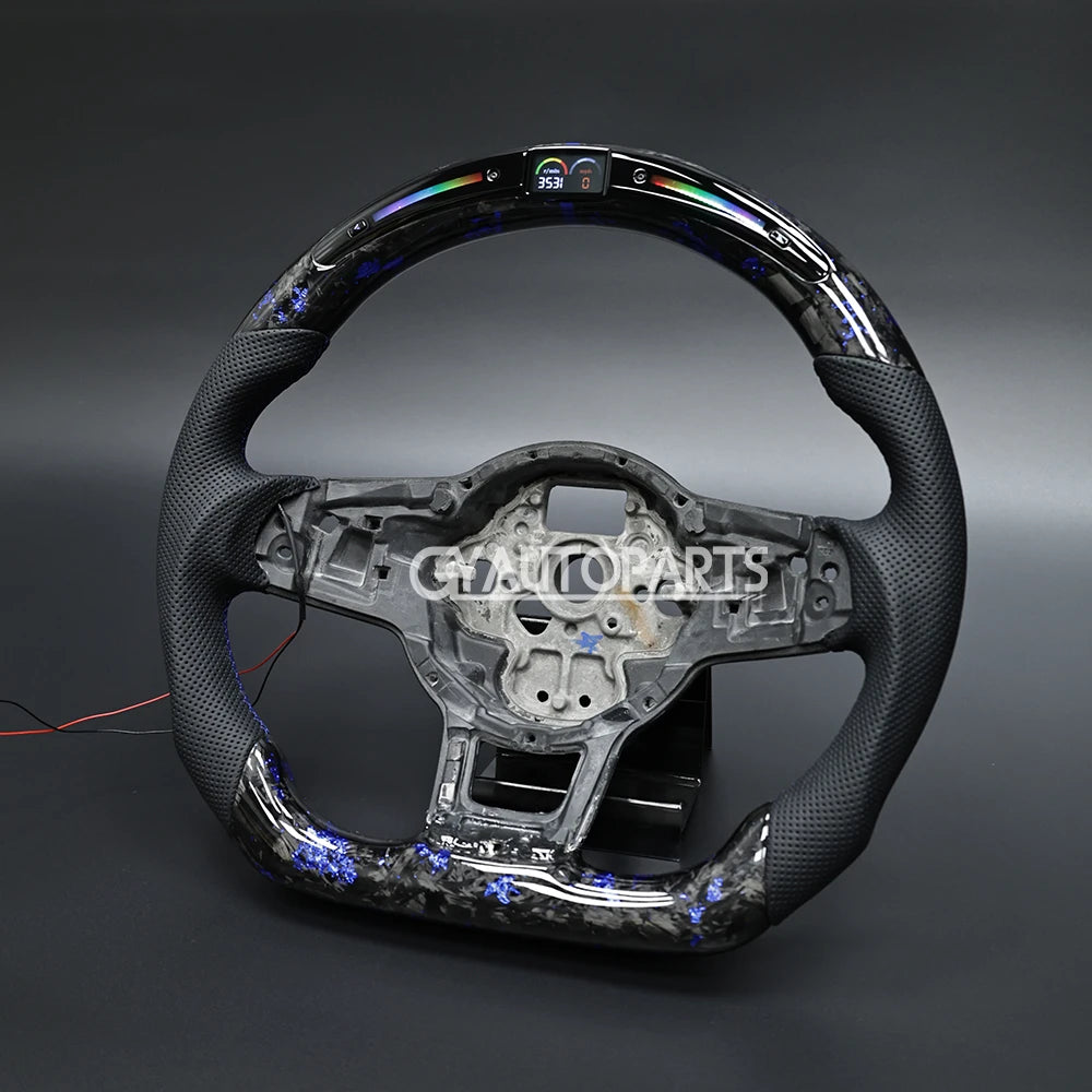 LED Steering Wheel For VW Golf R MK7 Mk7.5 GTI GTD 2014-2017