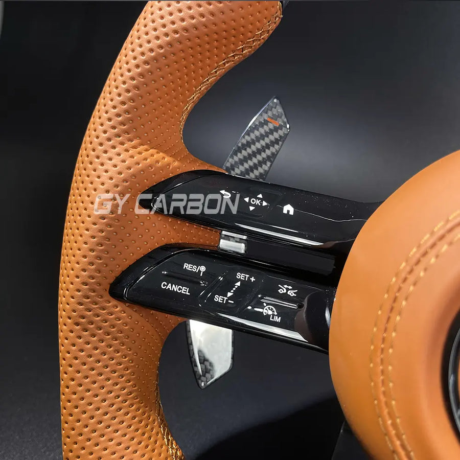 Carbon Fiber Steering Wheel AMG C63 C63S E63 A C E CL GL
