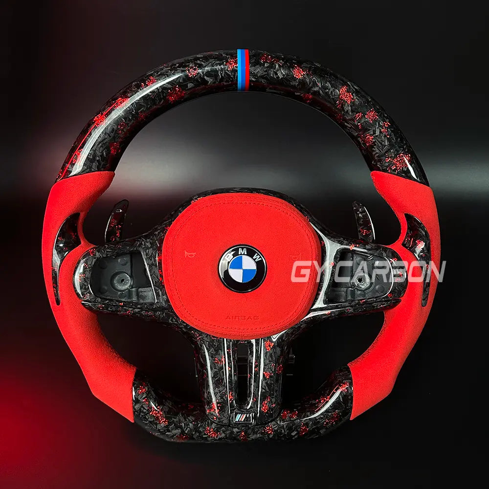 Forged Carbon Fiber Steering Wheel For BMW 3-5 Series M2 M3 M4 M5 M6