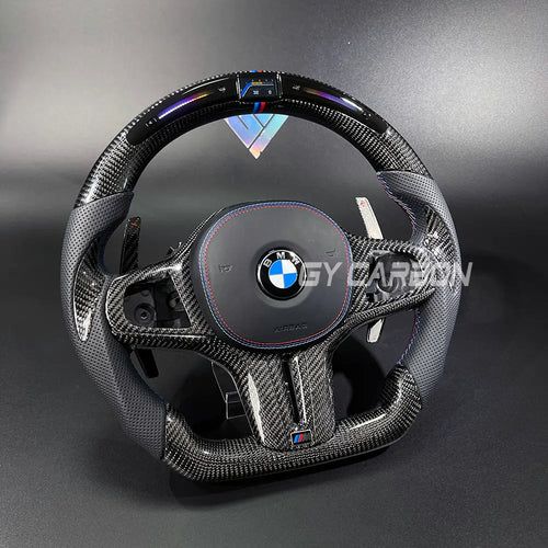 Carbon Fiber LED Steering Wheel For BMW G Series