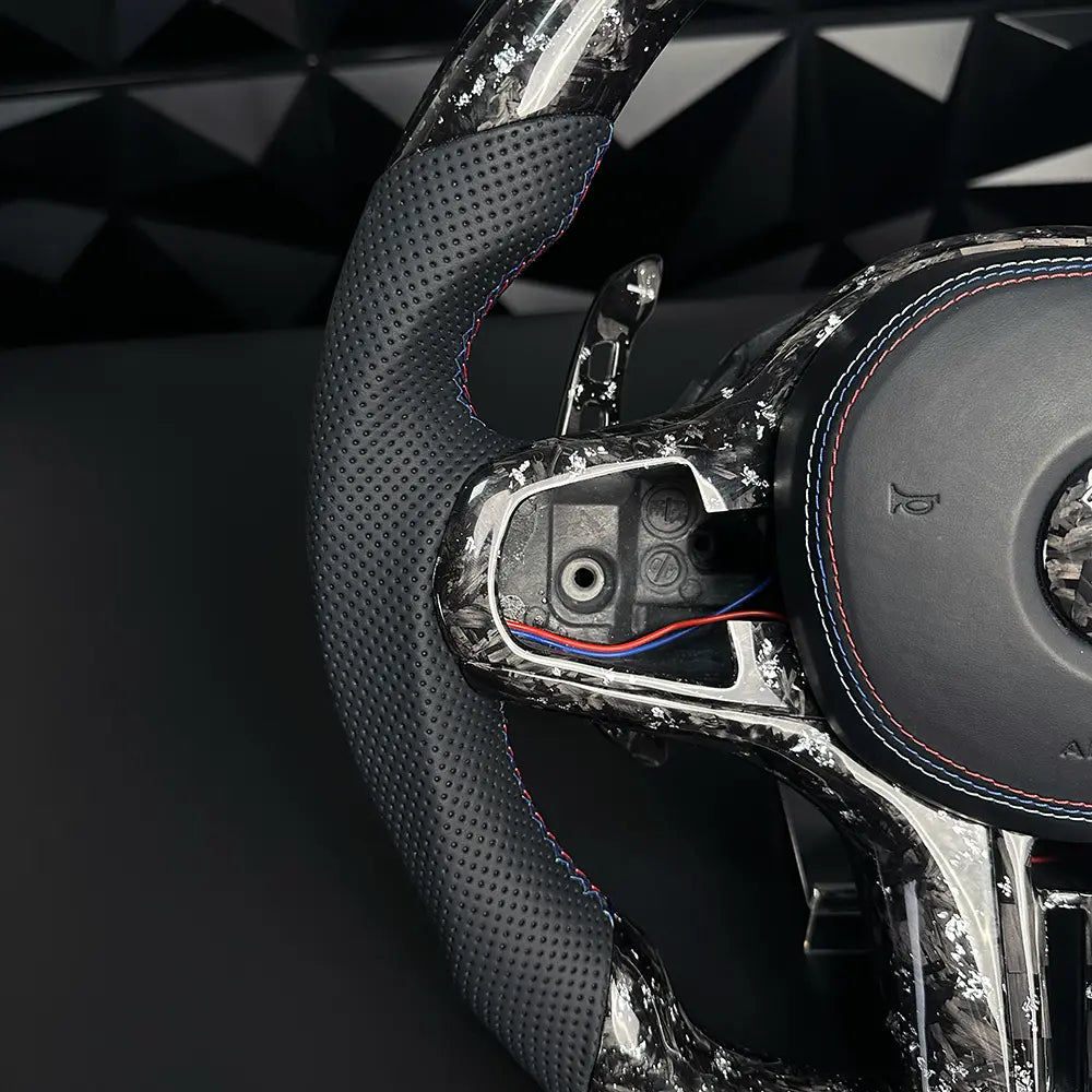 Forged Carbon Fiber Steering Wheel For BMW G Series X1-X5 M2 M3 M4 M5 M8