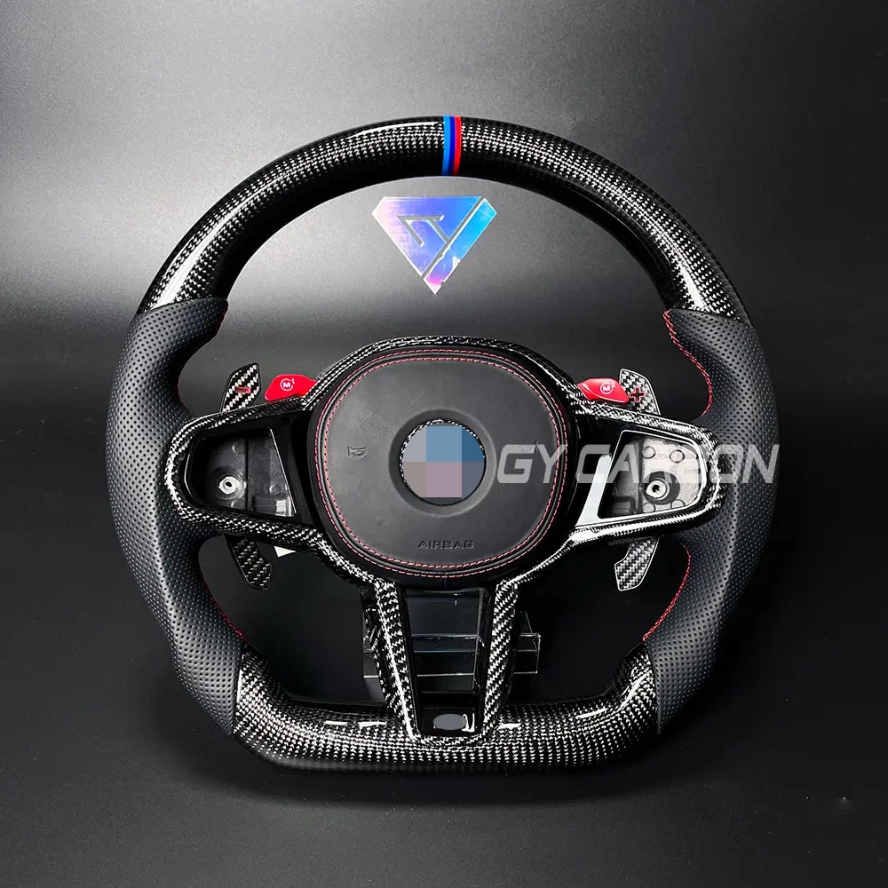 Custom Carbon Fiber Steering Wheel For BMW CS Series