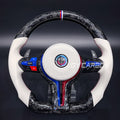 Custom Forged Carbon Fiber Steering Wheel For BMW M1-M7 1-7 Series Upgrade Plug and Play