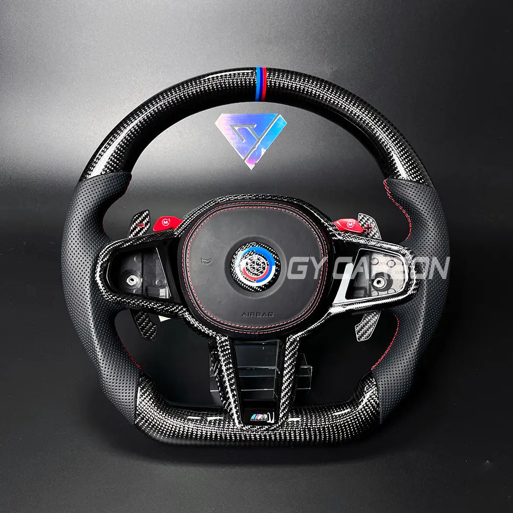 Custom Carbon Fiber Steering Wheel For BMW CS Series
