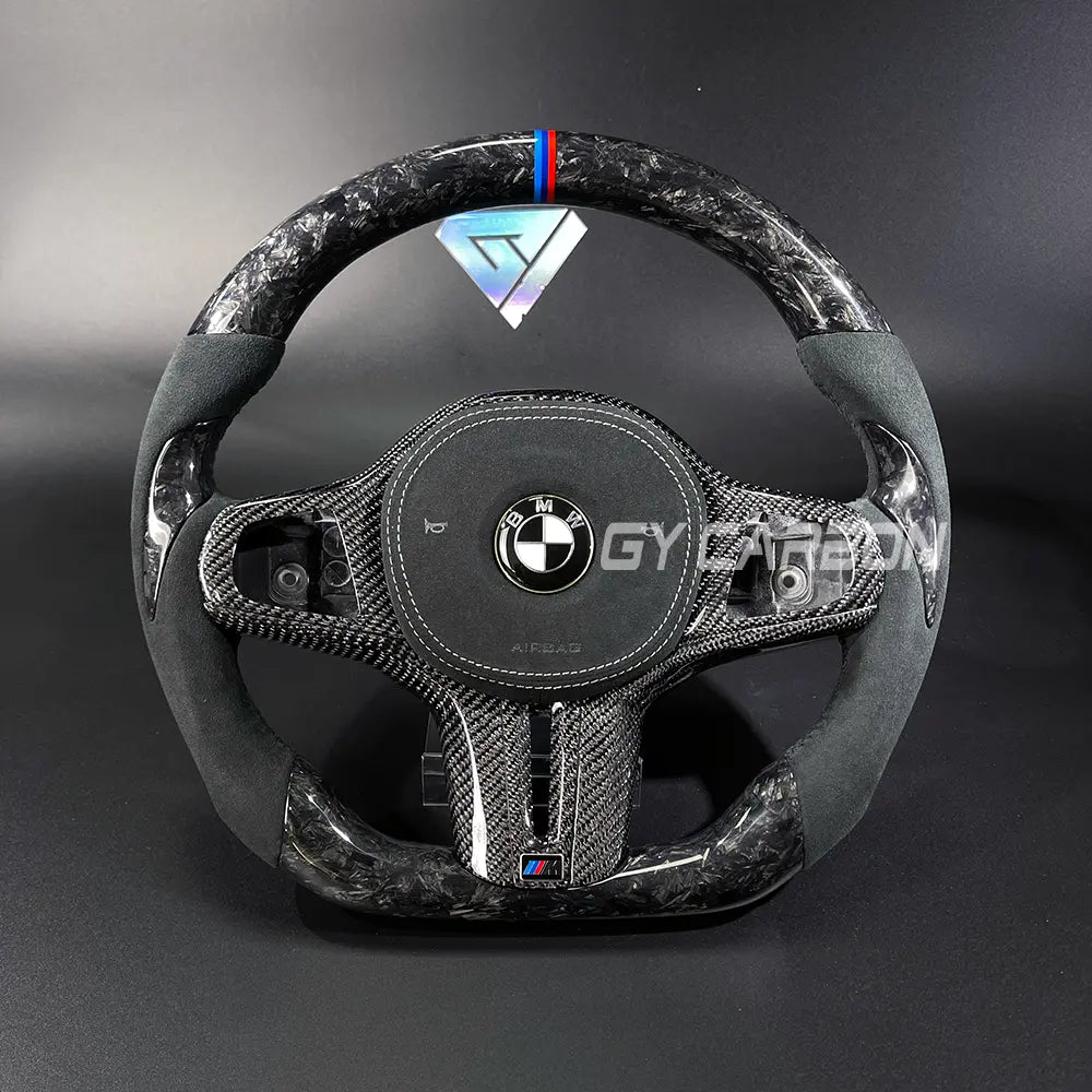 Forged Carbon Fiber Steering Wheel For BMW G30 G32 G38 G05 G20 G90 G80 G09 upgrade