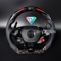 Custom Carbon Fiber LED Steering Wheel For Skoda VRS Octavia