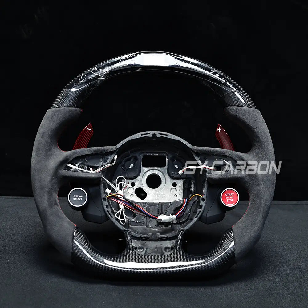 Custom Carbon Fiber LED Steering Wheel Fit For Audi B8/B8.5 Series