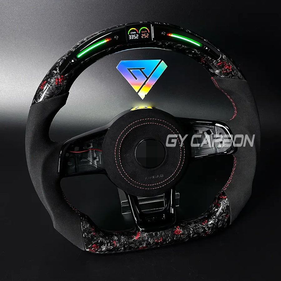 Custom LED Steering Wheel For VW Golf R MK7 Mk7.5 GTI GTD