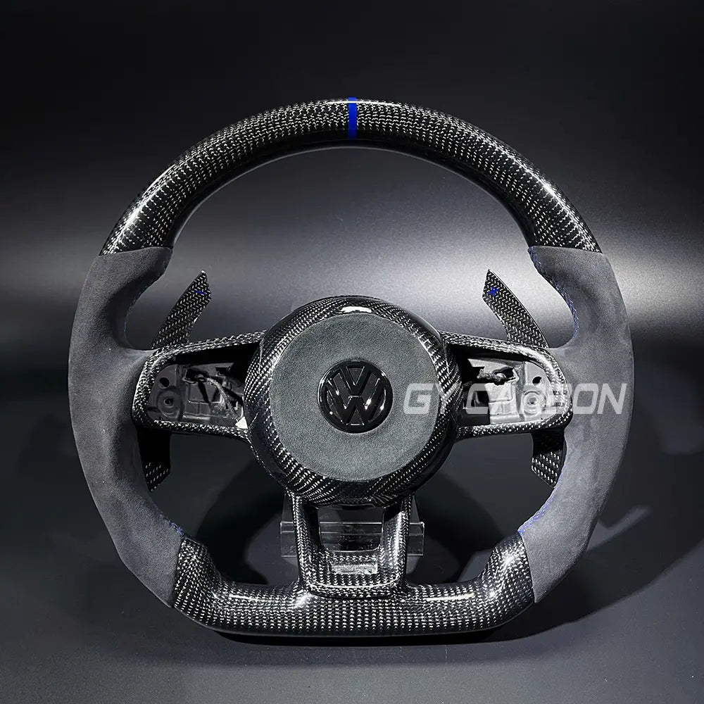 Custom Steering Wheel For VW Golf R MK7 Mk7.5