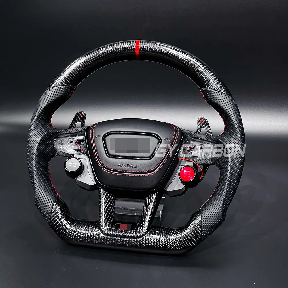 Custom Steering Wheel For Audi SQ5-SQ8 A5 A6 A7 RS5 RS6 RS7 Q3 Q4 Q5 Q6 Q7 Q8