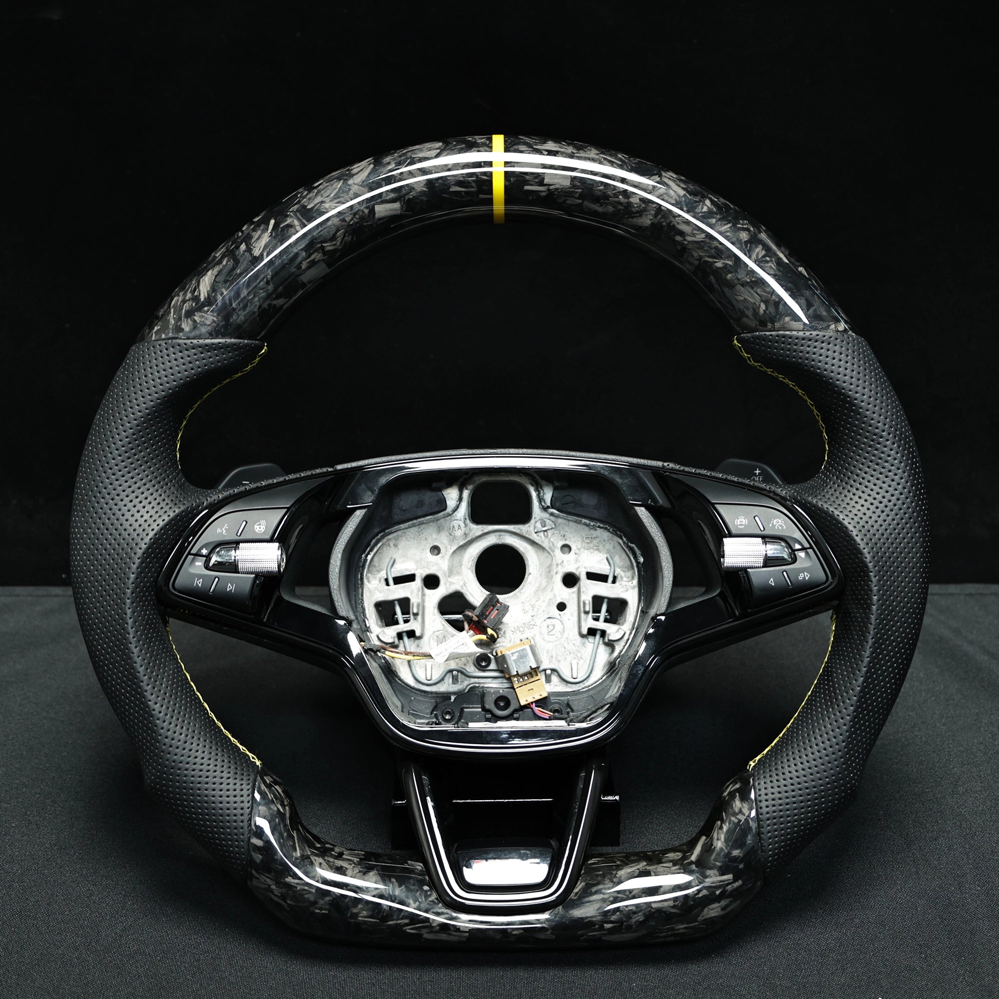 Custom Steering Wheel For Skoda VRS Octavia A8 MK4