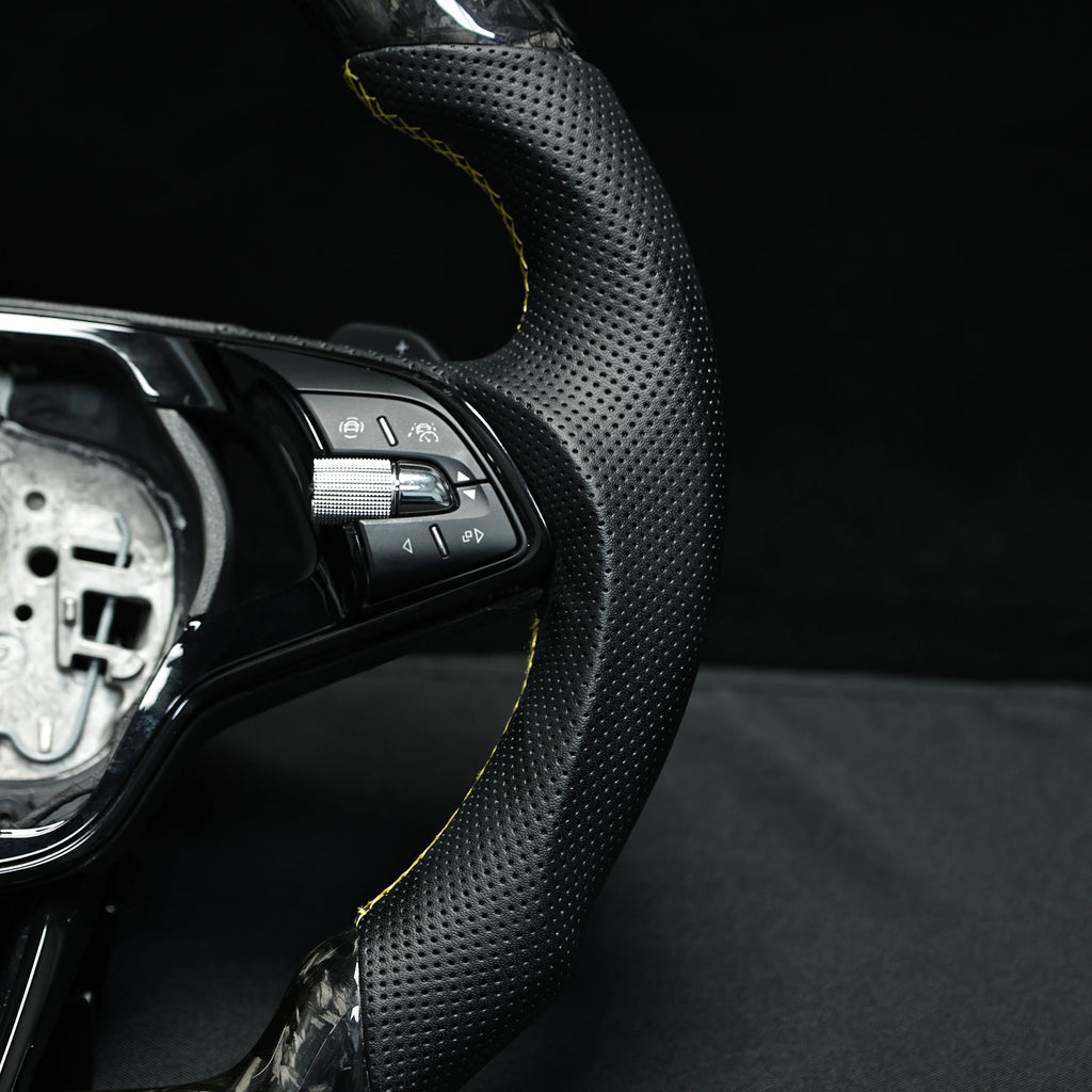 Custom Steering Wheel For Skoda VRS Octavia A8 MK4