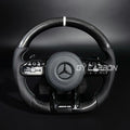 Carbon Fiber Steering Wheel For Mercedes Benz W204 W205 W166 W212 W220 W221 W222 C117 C43 C63 Old Upgrade New