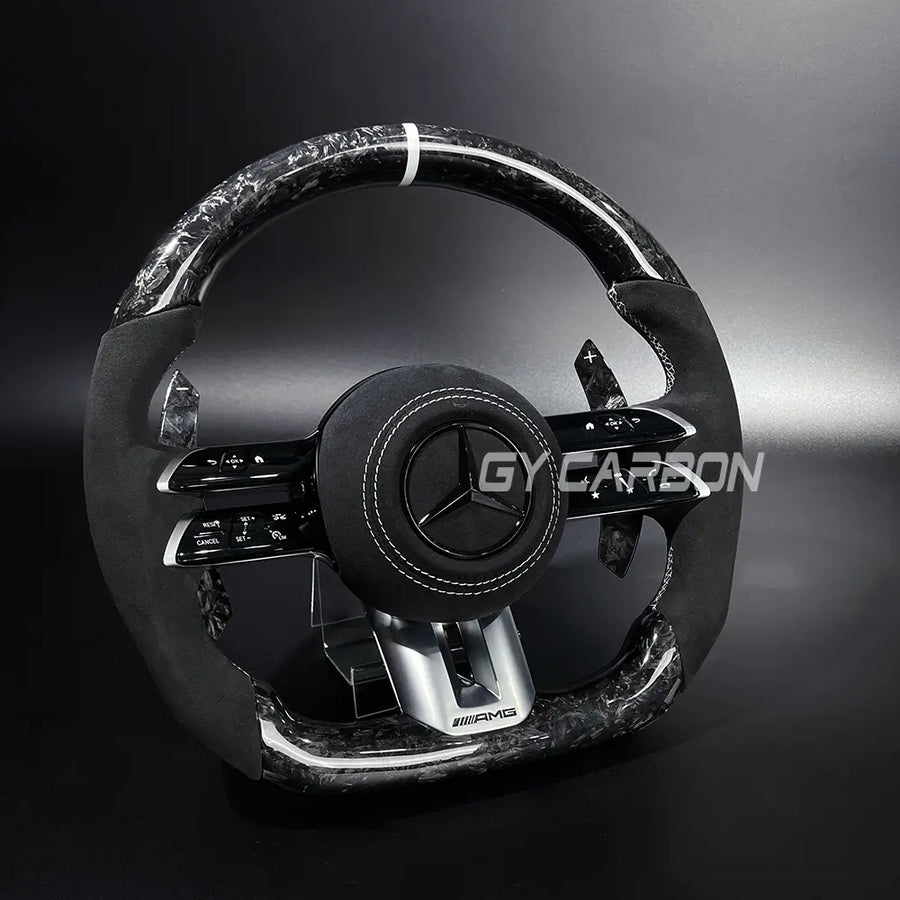 Custom Steering Wheel Mercedes AMG W204 W233 W205 C63S C43 Old Model Assembly Upgrade