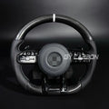 Carbon Fiber Steering Wheel For Mercedes Benz W204 W205 W166 W212 W220 W221 W222 C117 C43 C63 Old Upgrade New