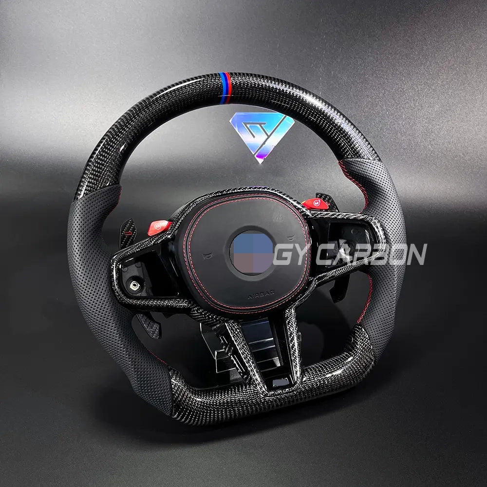 Custom Carbon Fiber Steering Wheel For BMW CS Series