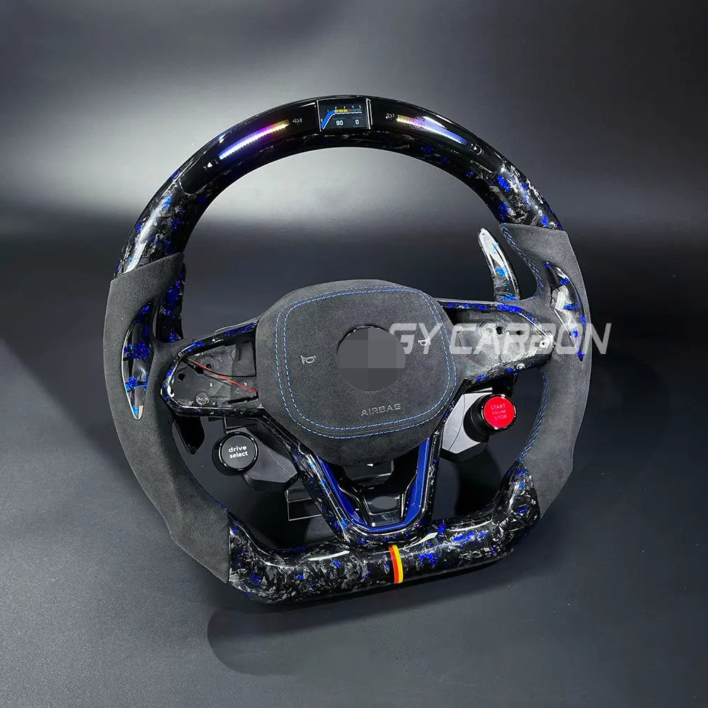 Custom LED Steering Wheel Fit For VW Golf R MK8/8.5