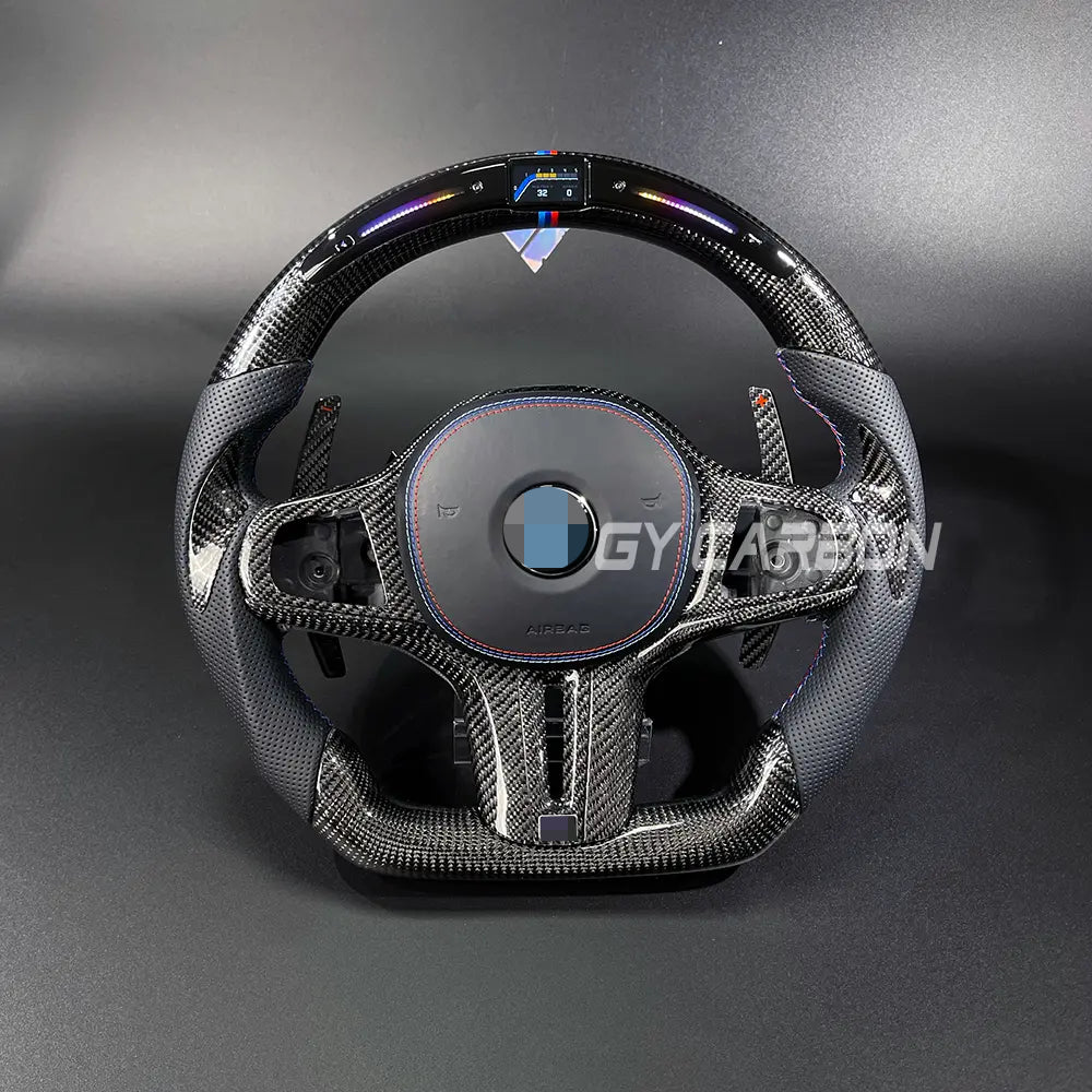 Carbon Fiber LED Steering Wheel For BMW G Series