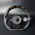 LED Steering Wheel For VW Golf 7 MK7 Mk7.5 GTI GTD 2014-2017 Carbon Fiber