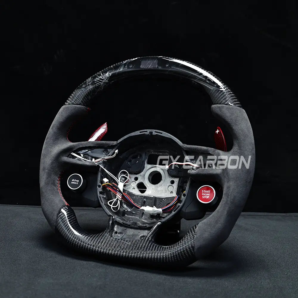 Custom Carbon Fiber LED Steering Wheel Fit For Audi B8/B8.5 Series