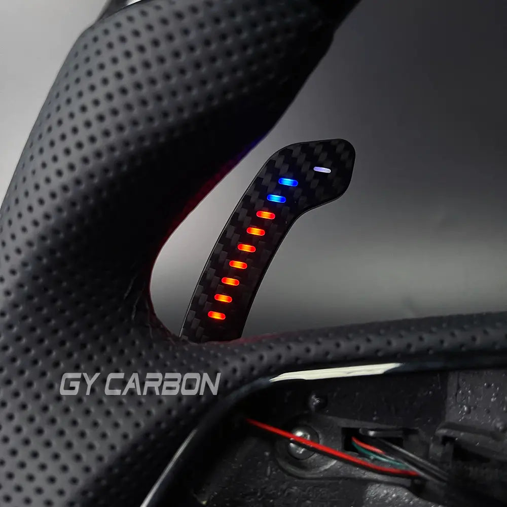 LED Steering Wheel Fit For Audi RS3 RS4 RS5 S3 S4 S5 A3 A4 A5 2016-2022