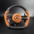Carbon Fiber Steering Wheel AMG C63 C63S E63 A C E CL GL