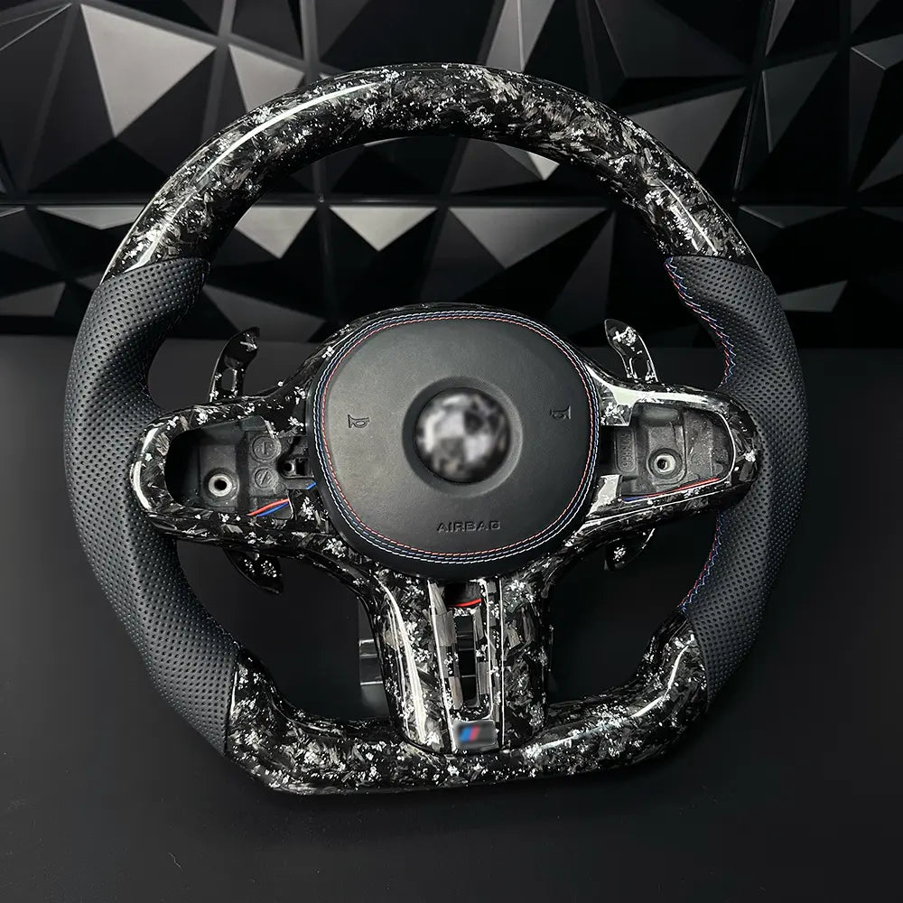 Forged Carbon Fiber Steering Wheel For BMW G Series X1-X5 M2 M3 M4 M5 M8