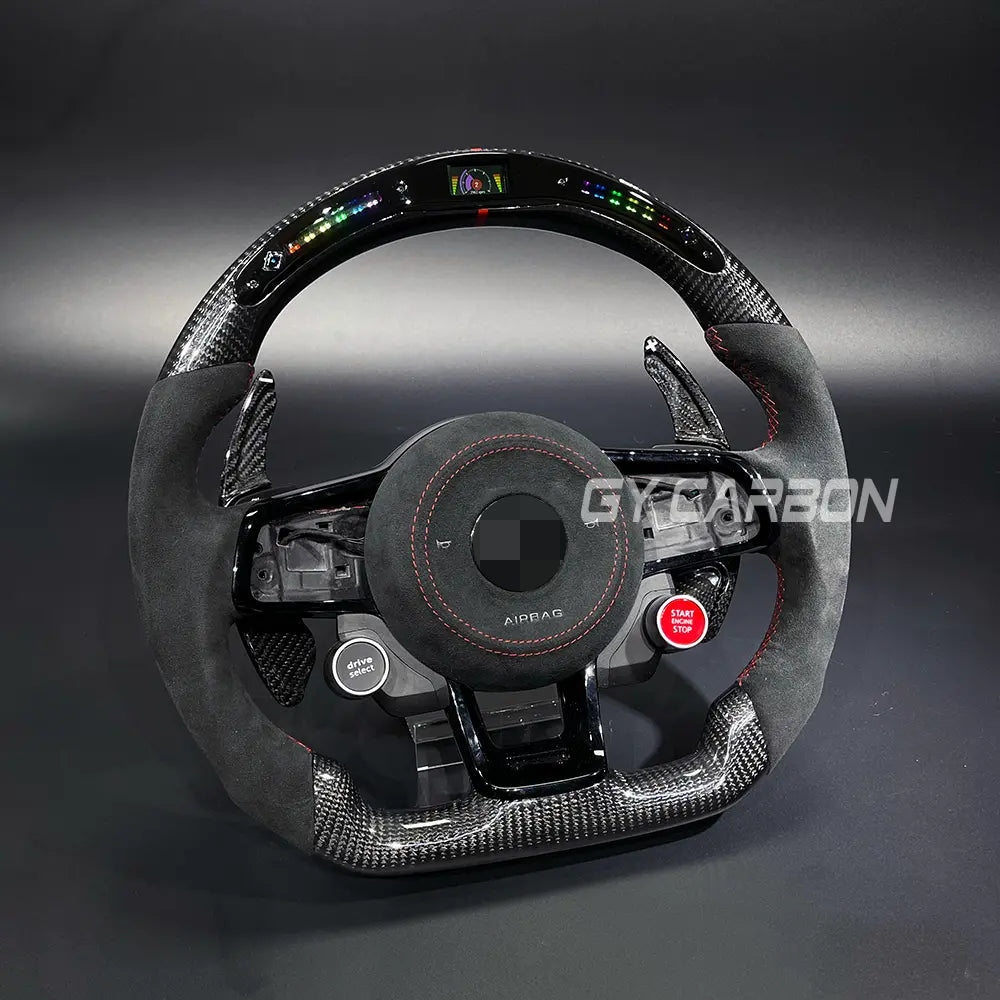 LED Steering Wheel For VW Golf R MK7 Mk7.5 GTE GTD