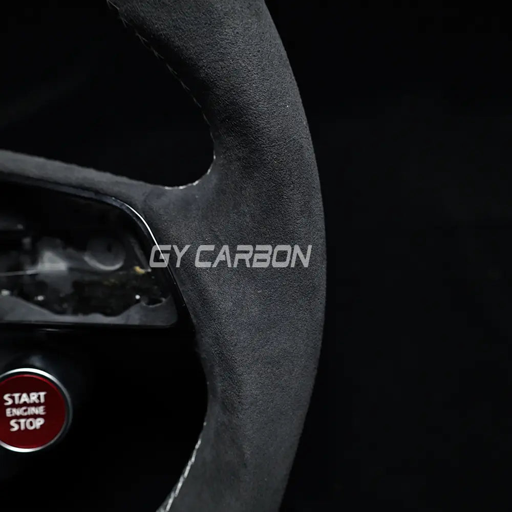 Forged Carbon Fiber Steering Wheel Fit For Audi A 3 A4 A5 RS3-RS5