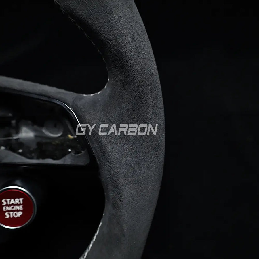 Forged Carbon Fiber Steering Wheel Fit For Audi A 3 A4 A5 RS3-RS5