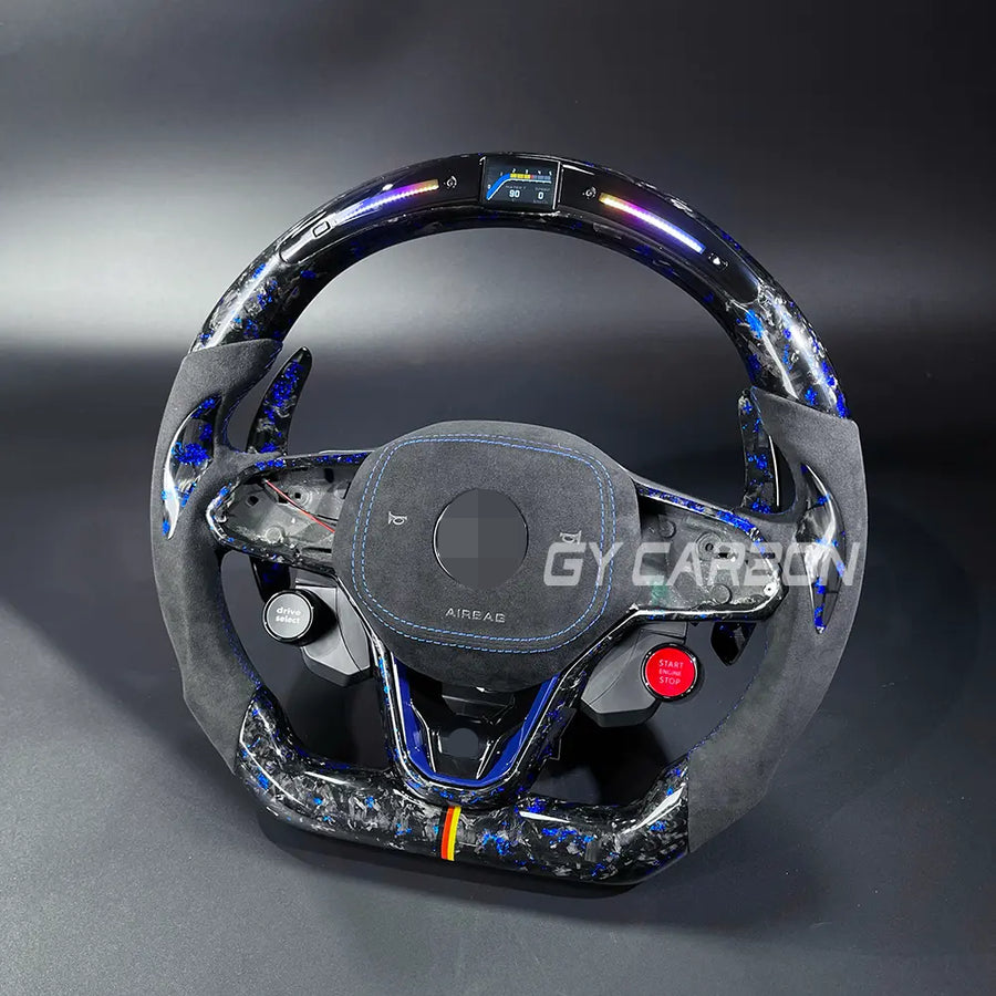 Custom LED Steering Wheel Fit For VW Golf R MK8/8.5