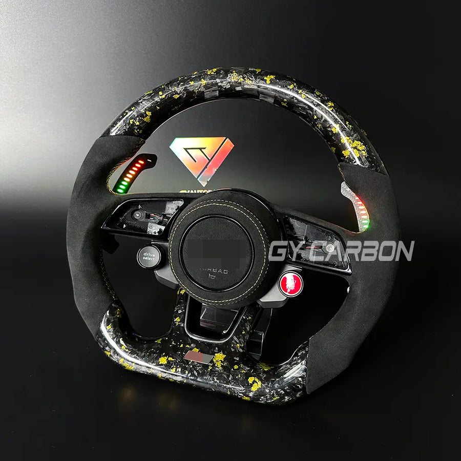 Custom Forged Carbon Steering Wheel Fit For Audi B9 Series