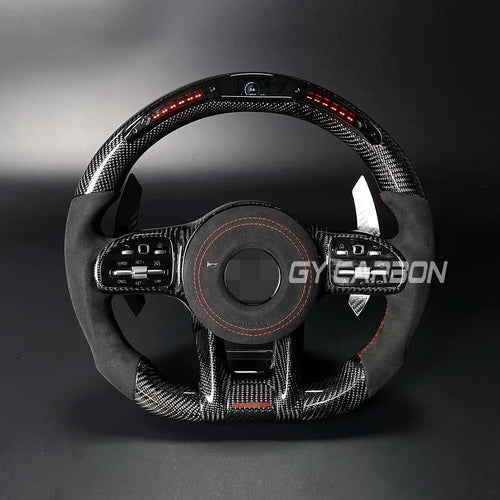Carbon Fiber LED Steering Wheel For Mercedes Benz G Class C180 W204 W205 W166 W212 W220 W221 W222 C117 C43 C63