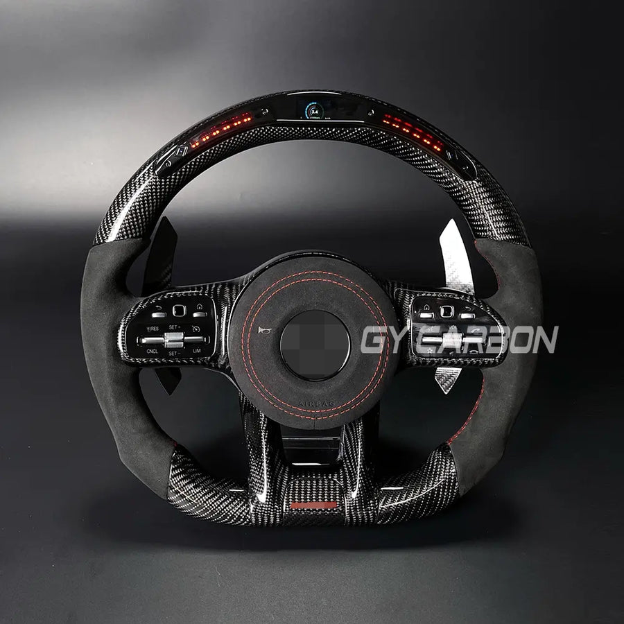 Carbon Fiber LED Steering Wheel For Mercedes Benz G Class C180 W204 W205 W166 W212 W220 W221 W222 C117 C43 C63