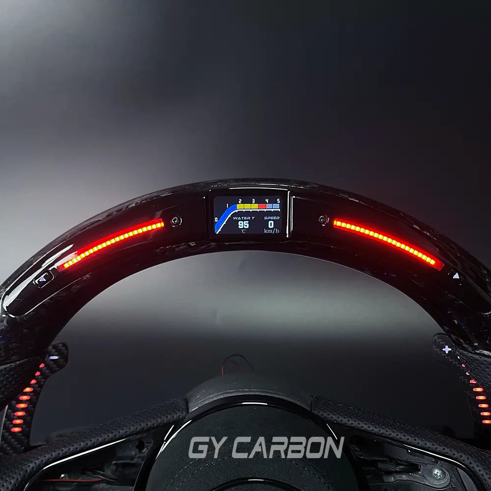 LED Steering Wheel Fit For Audi RS3 RS4 RS5 S3 S4 S5 A3 A4 A5 2016-2022