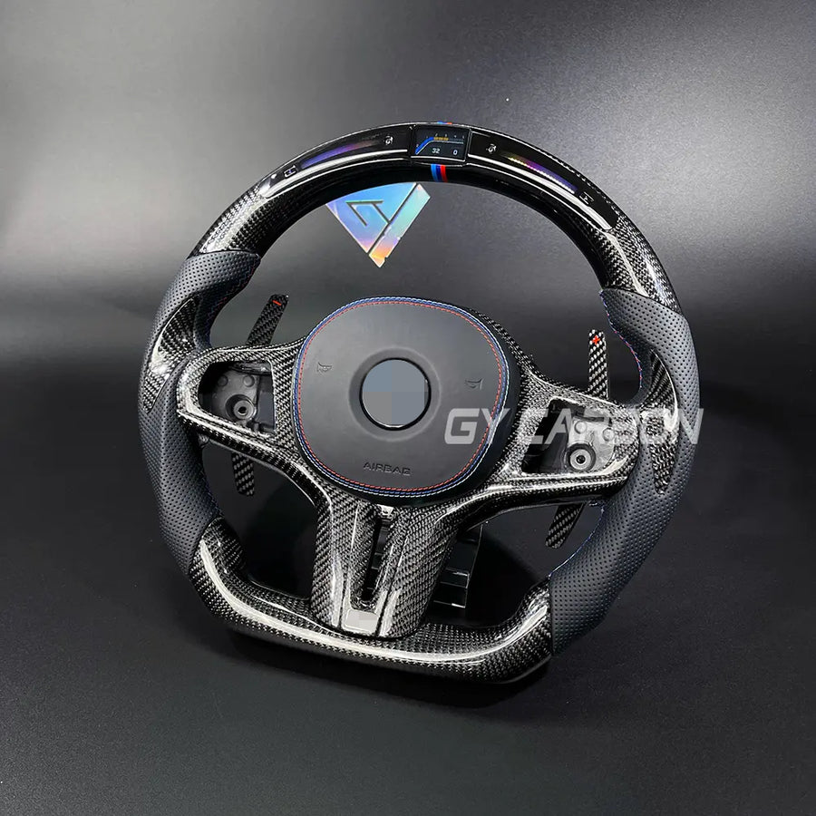 Carbon Fiber LED Steering Wheel For BMW G Series