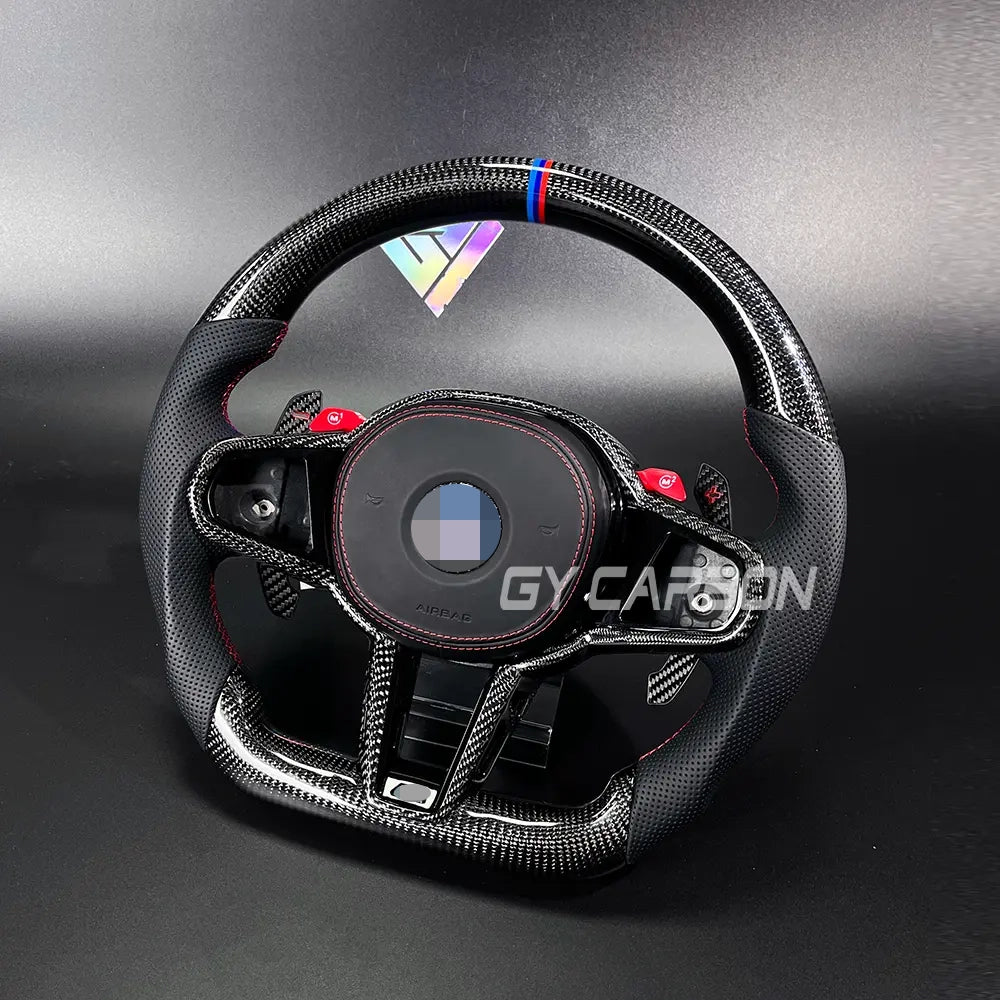 Custom Carbon Fiber Steering Wheel For BMW CS Series