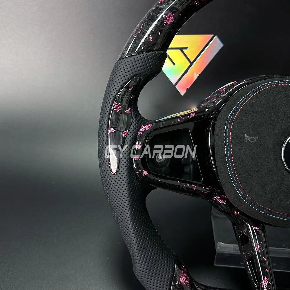 Fit For LCI CS Carbon Fiber Steering Wheel G Series XM3-XM6