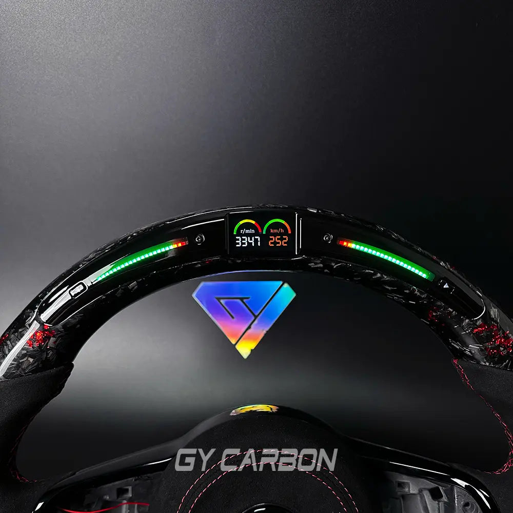 Custom LED Steering Wheel For VW Golf R MK7 Mk7.5 GTI GTD