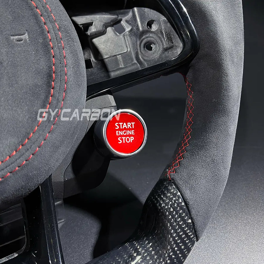 Custom Carbon LED Steering Wheel For VW Golf R MK7 Mk7.5