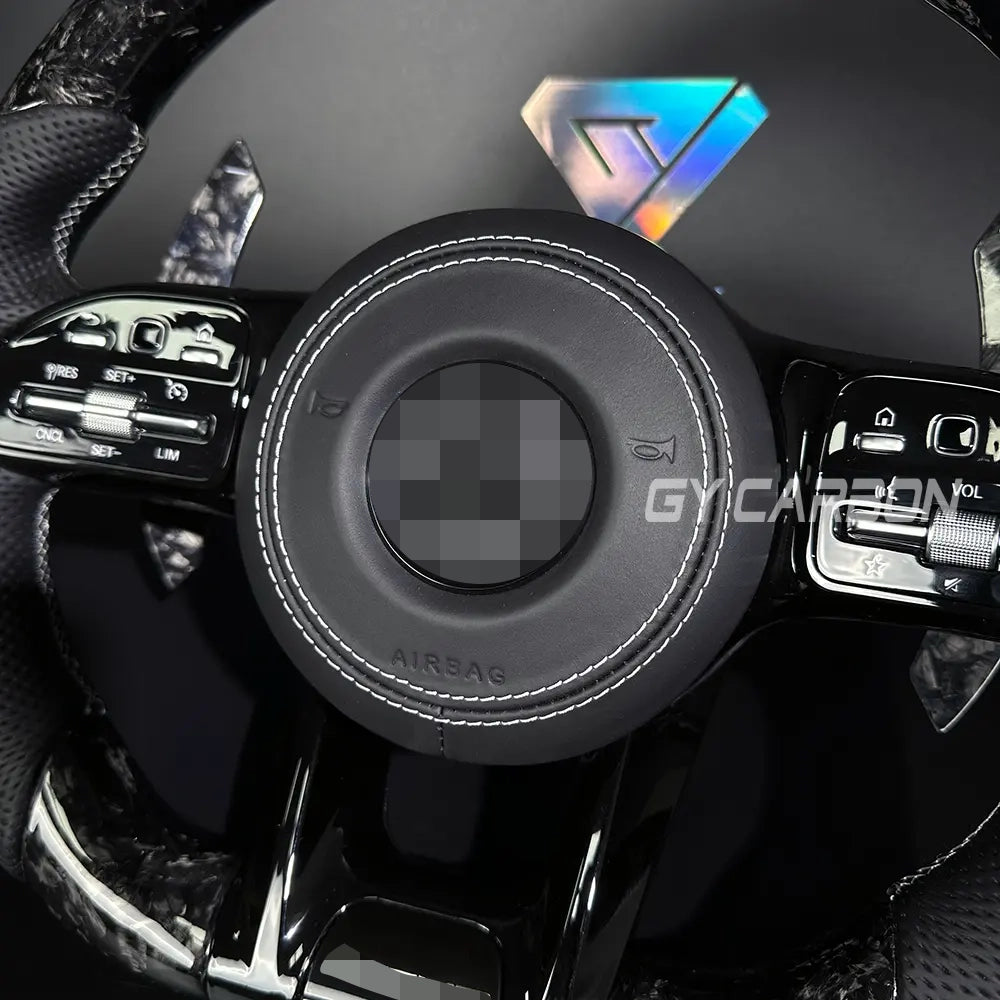 Forged Carbon Fiber LED Steering Wheel For Mercedes-Benz AMG Models A C E GLE GLC S CLA