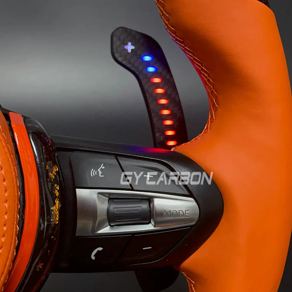 Custom Carbon Fiber LED Steering Wheel For BMW M2-M7 1-7 Series