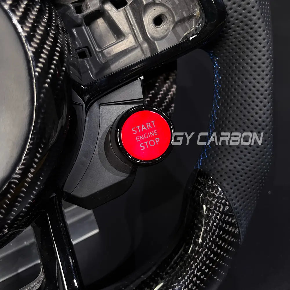 Custom Carbon Fiber Steering Wheel For VW Golf R MK7 Mk7.5 GTD
