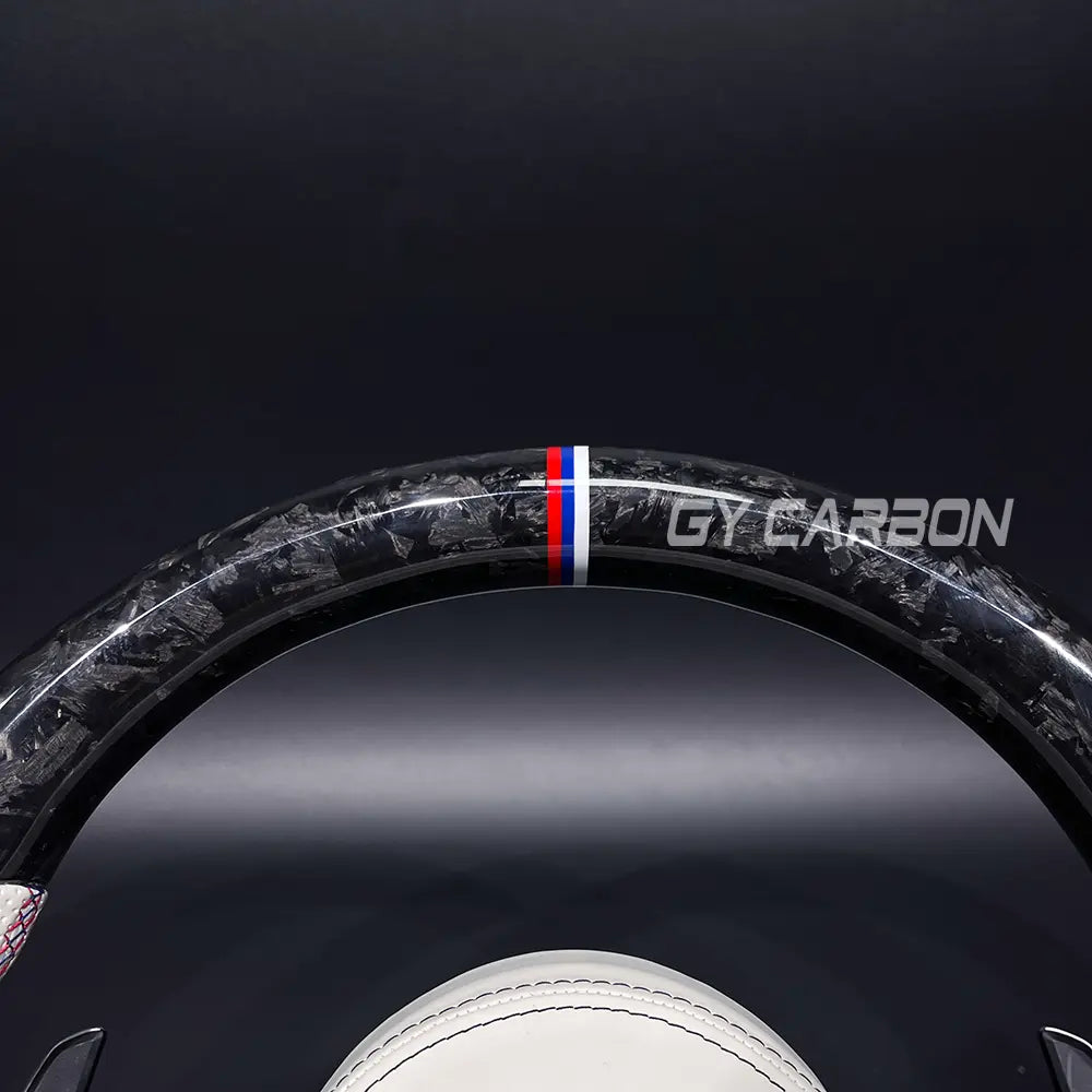 Custom Forged Carbon Fiber Steering Wheel For BMW M1-M7 1-7 Series Upgrade Plug and Play