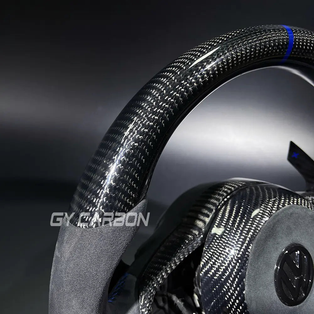 Custom Steering Wheel For VW Golf R MK7 Mk7.5