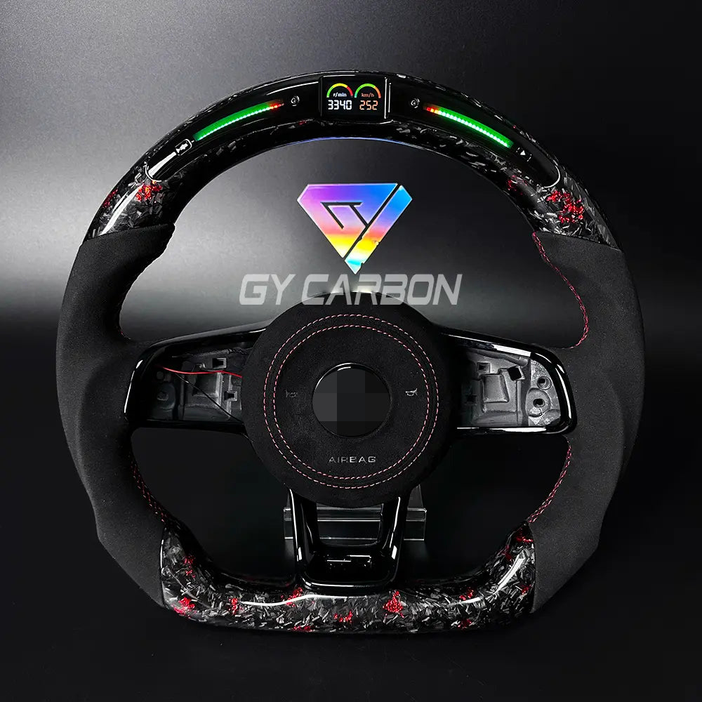 Custom LED Steering Wheel For VW Golf R MK7 Mk7.5 GTI GTD