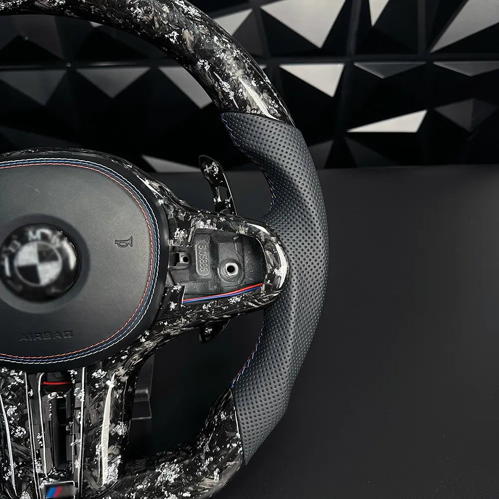 Forged Carbon Fiber Steering Wheel For BMW G Series X1-X5 M2 M3 M4 M5 M8