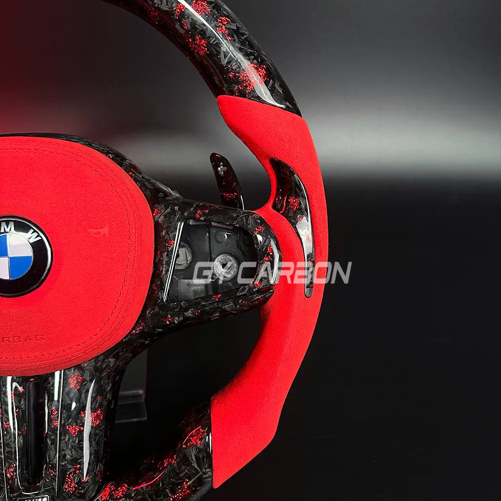 Forged Carbon Fiber Steering Wheel For BMW 3-5 Series M2 M3 M4 M5 M6