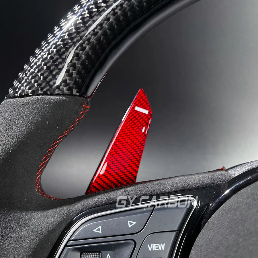 Carbon Fiber Steering Wheel Fit For Audi B9 Series